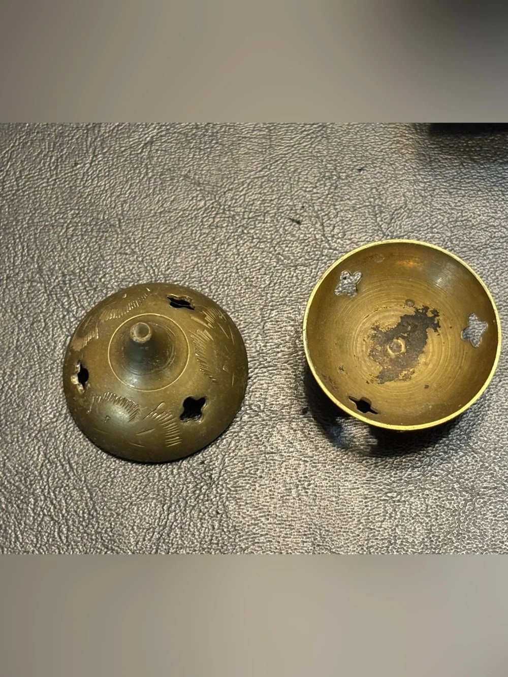 Brass Decorative Lot Brass Accents, - Gold metal bucket